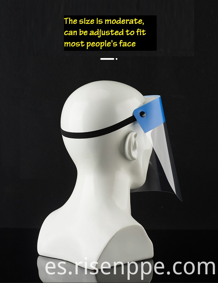 Protector facial a prueba de polvo desechable Dust Proof Face Shield Disposable